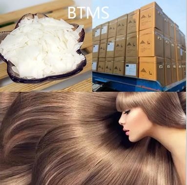 CAS 81646-13-1 BTMS 25 50 Behentrimonium methosulfate cetyl alcohol Cetearyl Alcohol Conditioner المواد الخام